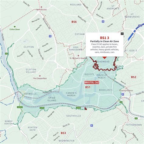 Interactive map of Bristol Clean Air Zone and all BS postcodes – Maproom