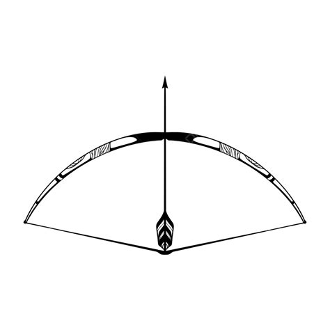 Bow Arrows Vector Hd PNG Images, Bow Arrow Vector Clipart Logo, Bow ...