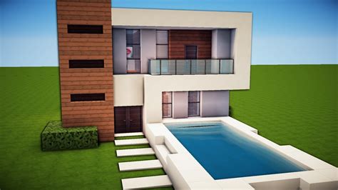 Minecraft Modern House Tutorial Step By Step Easy - Minecraft Land