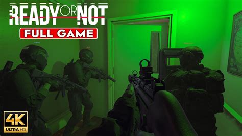 READY OR NOT - Gameplay Walkthrough FULL GAME [4K ULTRA HD] - No ...