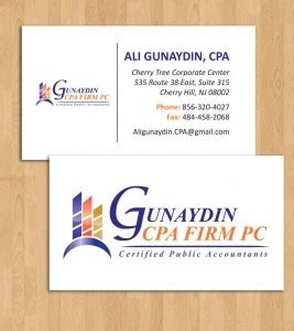 CPA Firm Business Cards_2 - Graphic Design Services in Dallas, TX