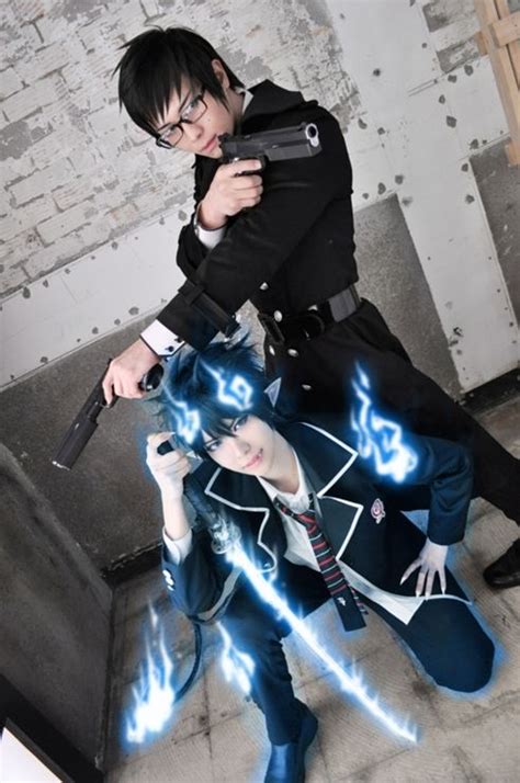 Blue Exorcist – Yukio & Rin | Blue exorcist cosplay, Exorcist cosplay ...