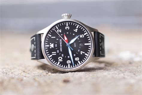 Flieger Friday: Archimede GMT Pilot Watch - watchuseek.com