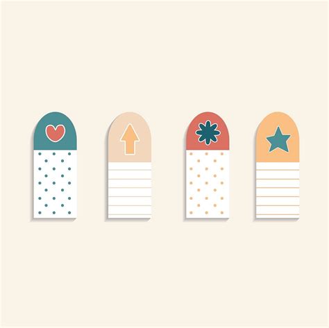 Colorful sticky reminder note papers | Free Vector - rawpixel