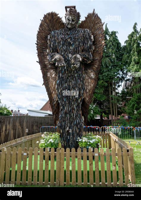 The Knife Angel - sculptor by Alfie Bradley - on display in Lichfield ...