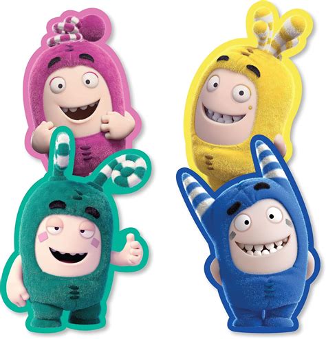 Amazon.com: Oddbods - Pogo, Newt, Bubbles, Zee Decorations DIY Kids ...