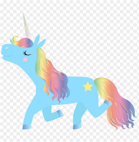 Rainbow Pony Transparent Clipart Png Photo - 46854 | TOPpng