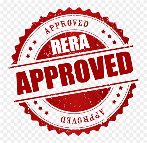 Rera Approved Rubber Stamp Logo Png, Download Psd Fromat - Label ...