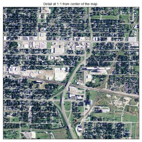 Aerial Photography Map of Hutchinson, KS Kansas