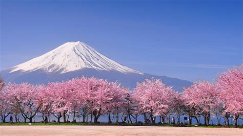 #4576359 mountains, landscape, Mount Fuji, Japan, Moon, nature - Rare ...