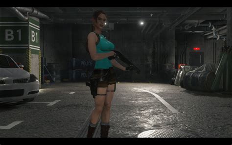 This mod brings classic Lara Croft to Resident Evil 2 Remake