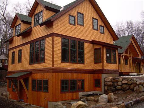 Black Trim for Natural Cedar House - Clockwork Construction Inc ...