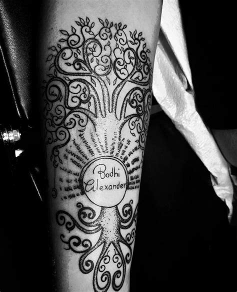 35 Beautiful Bodhi Tree Tattoo Designs And Ideas - Buzz Hippy