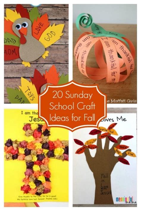 Fall Sunday School Crafts For Kids Printable