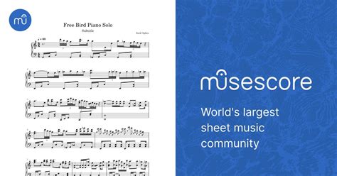 Free Bird Piano Solo Sheet music for Piano (Solo) | Musescore.com