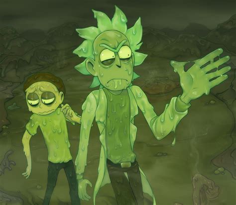 Toxic Rick and Morty | Милые рисунки, Рисунки, Граффитчики