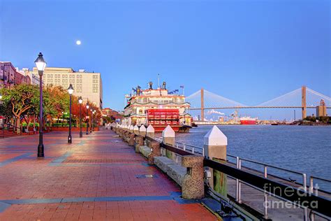 Savannah Georgia Waterfront Photograph by Denis Tangney Jr