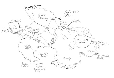 Neverland Map Printable