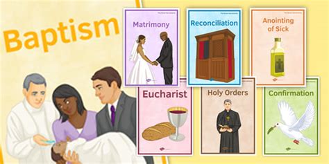 Seven Sacraments Display Posters