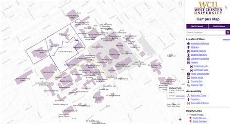 10+ West chester university campus map image ideas – Wallpaper