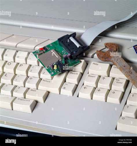 Old Computer Repair Stock Photo - Alamy