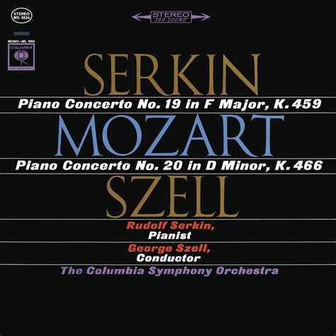 ‎Mozart: Piano Concertos Nos. 19 & 20 by Rudolf Serkin, George Szell ...