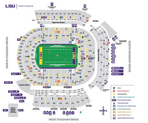 LSU Tiger Stadium Seating Chart - Dandy Don’s LSU Sporting News