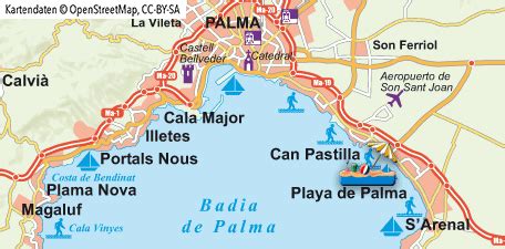 Playa De Palma Karte Mallorca - Plajă