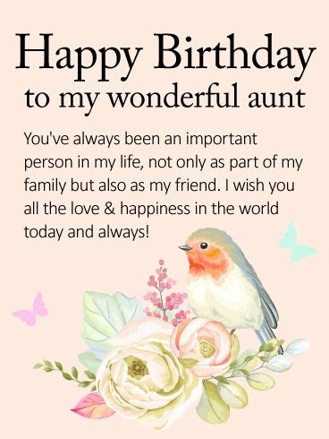 Happy Birthday Wishes & Messages For Aunt - Aunt Birthday Wishes