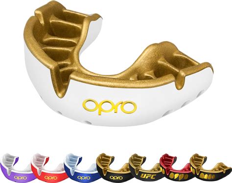 Opro New Gold Level Mouthguard, Adults and Junior Sports Mouth Guard ...