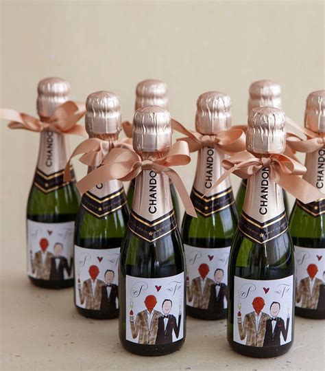 Weddings | Mini champagne bottles wedding, Mini champagne bottles, Wine ...