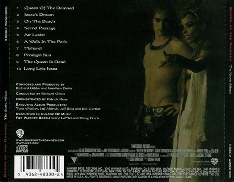 Queen Of The Damned Score US CD Soundtrack (9 48330-2)