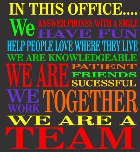 5 Ideas To Help Your Office Work as a TEAM | Awesome, Offices and Poster