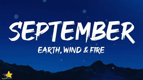 Earth, Wind & Fire - September (Lyrics) - YouTube