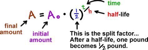 Half Life Equation Algebra