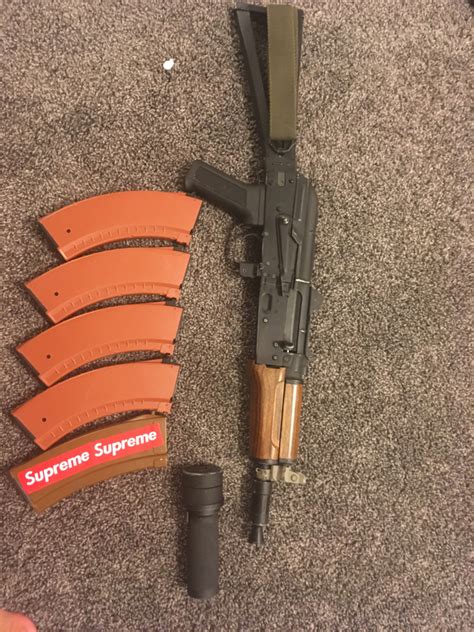 SOLD WTS cyma ak74u 5 mids pbs suppressor | HopUp Airsoft