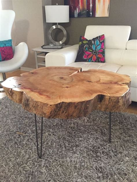 Wonderfull DIY Coffee Table Projects | Coffee table wood, Tree trunk ...