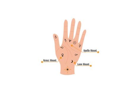 Palmistry Chart SVG Cut file by Creative Fabrica Crafts · Creative Fabrica