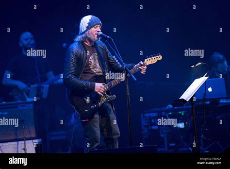 Badly Drawn Boy performing live on stage at the Barbican Centre ...