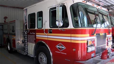 Memorial Engine 343 on display in Grand Traverse County