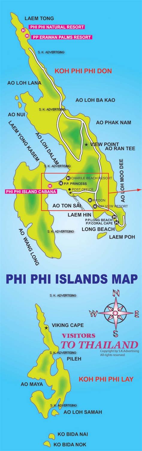 Koh Phi Phi Map