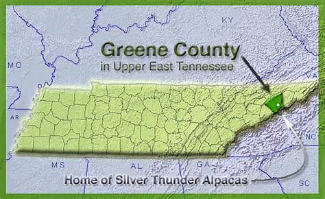 Greene County in Upper East Tennessee