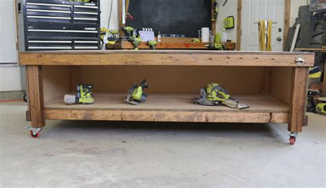 Diy Workbench With Drawers And Wheels : How To Build A Rolling ...