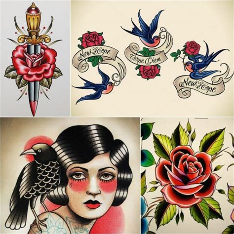 Old School Tattoos -Traditional American Tattoos with a Sense of Irony