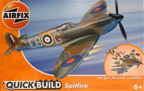 Buy Airfix J6000 Quick Build Spitfire Aircraft Model Kit Online at ...