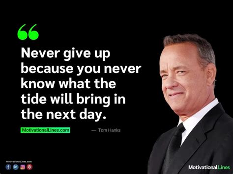 Tom Hanks Inspirational Quotes For All Seasons