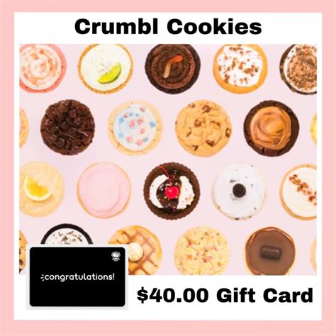 Lot #33 - $40.00 Gift Card to Crumbl Cookies - Puget Sound Seller ...