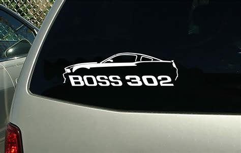 2012 Boss 302 car sticker decal wall graphic | Etsy