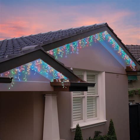 Lytworx 1200 LED White Solar Icicle Lights - Bunnings New Zealand