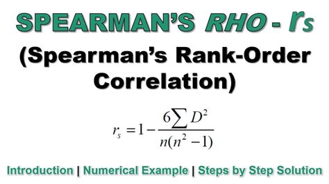 Spearman Correlation